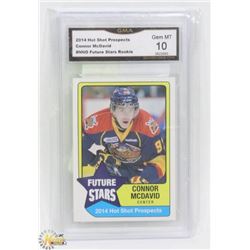 2014 FRAMED HOT SHOT PROSPECTS CONNOR MCDAVID