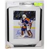 FRAMED GRANT FUHR AUTOGRAPHED PHOTO.