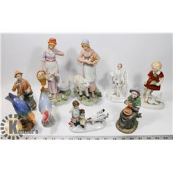 FLAT OF ASSORTED COLLECTIBLE FIGURES