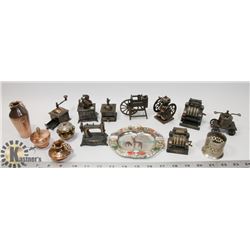 FLAT OF COLLECTIBLE PENCIL SHARPENERS AND MORE