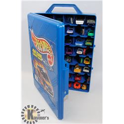 HOT WHEELS CASE WITH 48 CARS