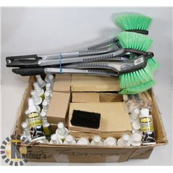 BUNDLE OF AUTOMOTIVE CLEANING PRODUCTS INCLUDING