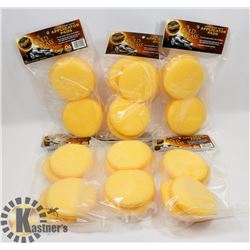 BOX OF MEGUIARS CLEAR COAT SAFE APPLICATOR PADS