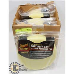 BOX OF SOFT BUFF 7" FOAM POLISHING PADS
