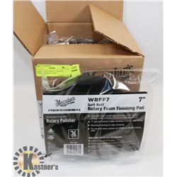 CASE OF MEGUIARS 7" ROTARY FOAM FINISHING PADS