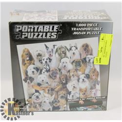 NEW 1000PC TRANSPORTABLE JIGSAW PUZZLE.