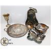 Image 1 : FLAT OF SILVER PLATED ITEMS