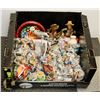 Image 1 : FLAT OF COLLECTIBLE FIGURES AND MORE