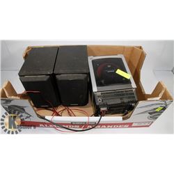 STEREO CD PLAYER WITH SPEAKERS.