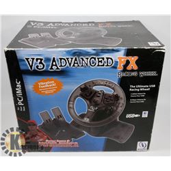 V3 ADVANCED FX RACING WHEEL NEW IN BOX.
