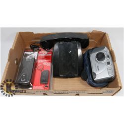 BOX VINTAGE CAMERA, LAPTOP LOCK, RETRO IPHONE