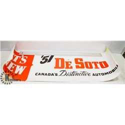 ORIGINAL 1951 DESOTO SIGN