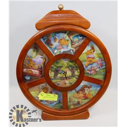 VINTAGE DISNEY CLOCK WINNIE THE POOH