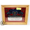 Image 1 : BUDWEISER BAR MIRROR, 11"  x  14"