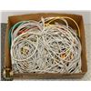 Image 1 : BOX WITH 50+ CAT 5 CABLES       (3' TO 20' LONG)