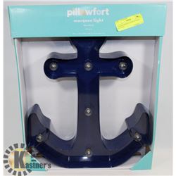 ANCHOR SHAPED LIGHTED WALL HANGING