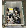 Image 1 : TUB WITH ASSORTED POWER CORDS