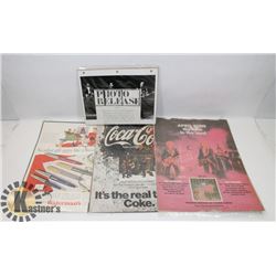 APRIL WINE, WATERMAN & COKE SIGNS.