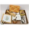 Image 1 : FLAT OF VINTAGE ARTS,PICTURES,TRAIN WHISTLE,