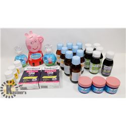 FLAT OF ASSORTED DRUG STORE CLOSURE PRODUCT