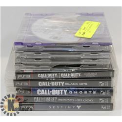 BUNDLE OF 10 PS3 GAMES INCL. GRAND THEFT