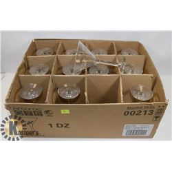 12 MARTINI 10 OZ GLASSES