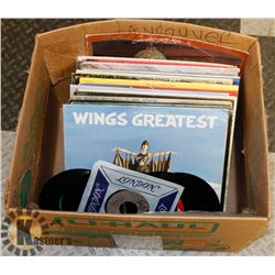 LOT OF RECORDS INCLUDING: WINGS GREATEST HITS,