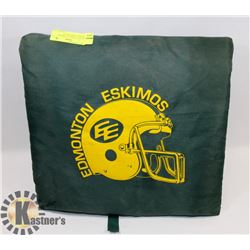 VINTAGE EDMONTON ESKIMOS PORTABLE GAME SEAT W/
