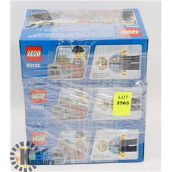 3 NEW LEGO CITY KITS / ATV POLICE