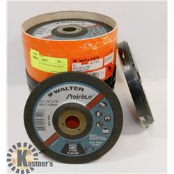 2 CASES  WALTER GRINDING DISC'S / 10EA