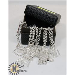 DECORATION BOX FULL OF PENDANTS AND NECKLACES