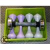 Image 1 : TOTE OF HAND WEIGHTS