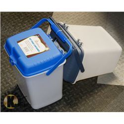 2 NEW PET FOOD CONTAINERS/ 2 GALLON
