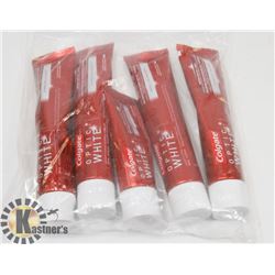 LOT OF 5 COLGATE OPTIC WHITE TOOTHPASTE