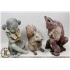 Image 1 : LOT OF 3 GARDEN ORNAMENTS