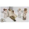 Image 1 : LOT OF 4 WILLOW TREE FIGURES:  "ANGEL'S