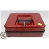 METAL LOCKING CASH BOX .