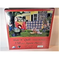21)  FACTORY SEALED 550 PC PUZZLE