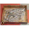 Image 1 : FLAT OF APPROX 40-50 COMBINATION WRENCHES IN