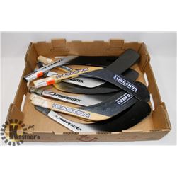 FLAT OF HOCKEY STICK COMPOSITE BLADES