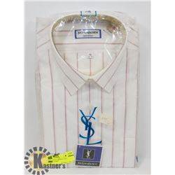 NEW YVES SAINT LAURENT SZ 16 (32-33) DRESS SHIRT.