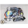 BAG OF DOG COLLARS AND/ OR LEASHES