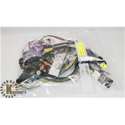BAG OF DOG COLLARS AND/ OR LEASHES