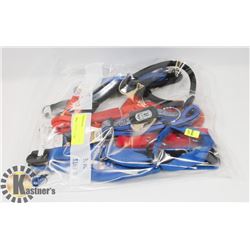 BAG OF DOG COLLARS AND/ OR LEASHES