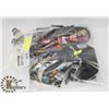 BAG OF DOG COLLARS AND/ OR LEASHES