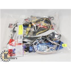 BAG OF DOG COLLARS AND/ OR LEASHES