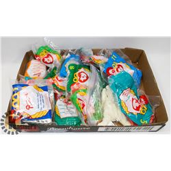 FLAT OF VINTAGE MCDONALDS TOYS