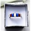 Image 1 : 9) TRI COLORED ENAMEL BAND STYLE