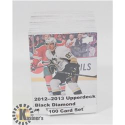 2012-13 BLACK DIAMOND 100 CARD SET HOCKEY