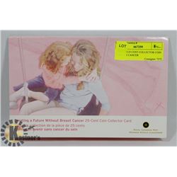 2006 RCM 25 CENT COLLECTOR COIN - BREAST CANCER